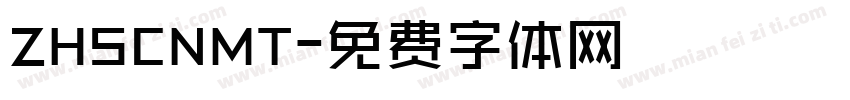 ZHSCNMT字体转换