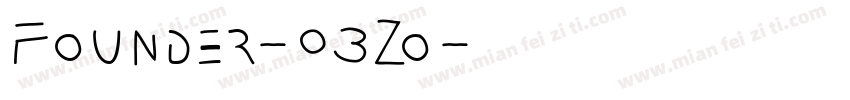 Founder-O3Zo字体转换