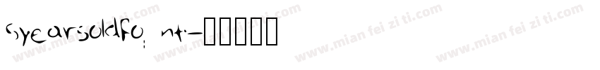 5yearsoldfont字体转换