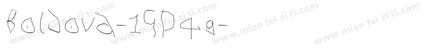Boldova-1GP4g字体转换