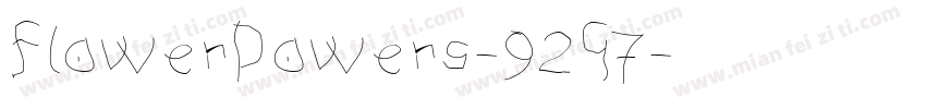 FlowerPowers-92G7字体转换