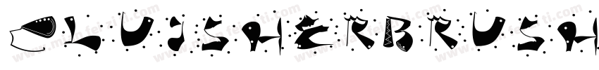 CluisherBrush-DOL0d字体转换