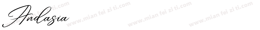 Andasia字体转换