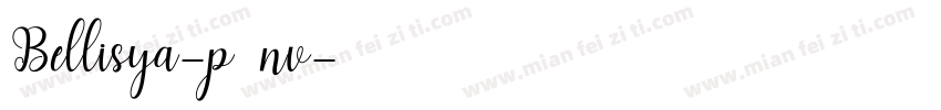 Bellisya-p79nv字体转换