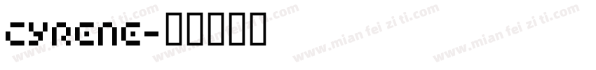 cyrene字体转换