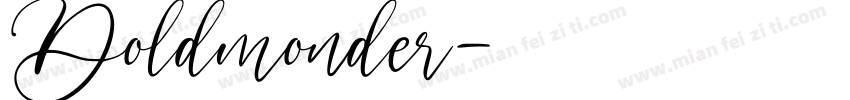 Doldmonder字体转换