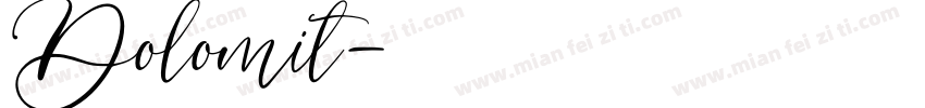 Dolomit字体转换