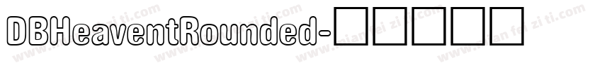 DBHeaventRounded字体转换