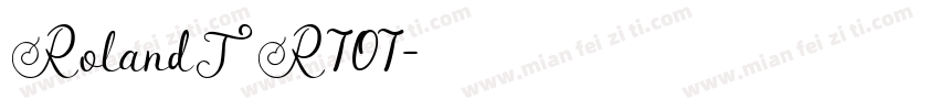 RolandTR707字体转换
