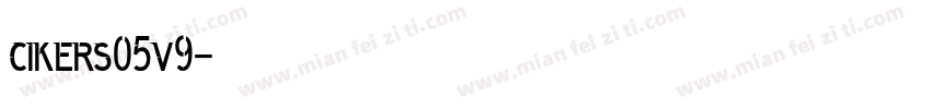 cikers05v9字体转换