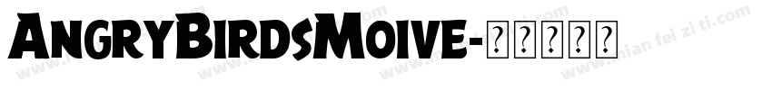 AngryBirdsMoive字体转换