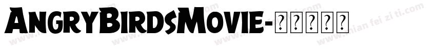 AngryBirdsMovie字体转换