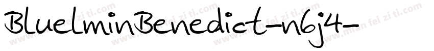 BluelminBenedict-n6j4字体转换