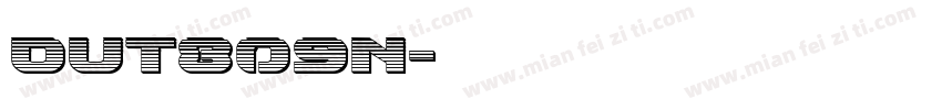 Dut809n字体转换