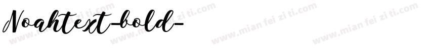 Noahtext-bold字体转换