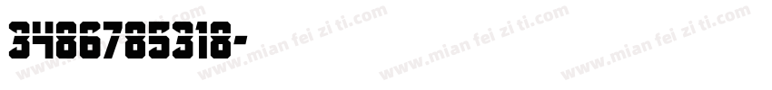 3486785318字体转换