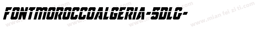 FontMoroccoAlgeria-5DlG字体转换