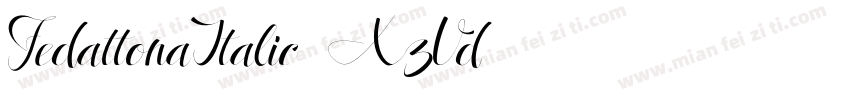 FedattonaItalic-X3Vd字体转换