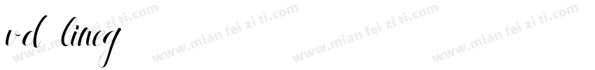 vd-lineg字体转换