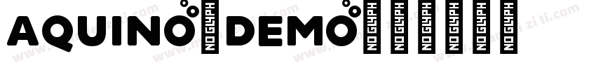 Aquino-Demo字体转换