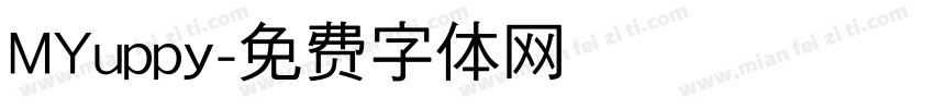 MYuppy字体转换