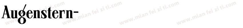Augenstern字体转换