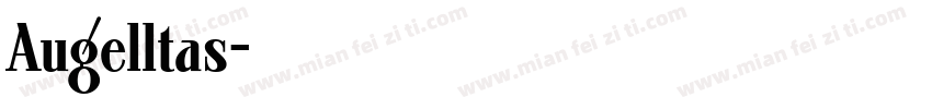 Augelltas字体转换