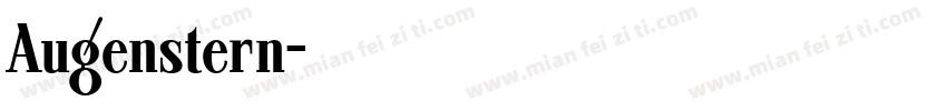 Augenstern字体转换