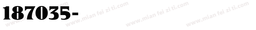 187035字体转换