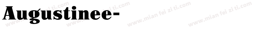 Augustinee字体转换
