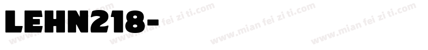 LEHN218字体转换