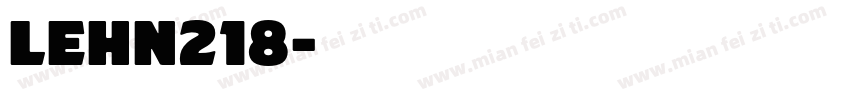 LEHN218字体转换