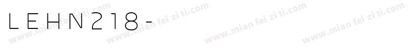 LEHN218字体转换