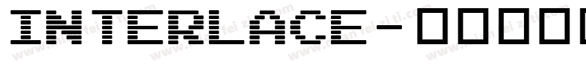 interlace字体转换
