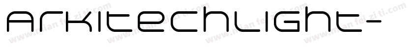 ArkitechLight字体转换