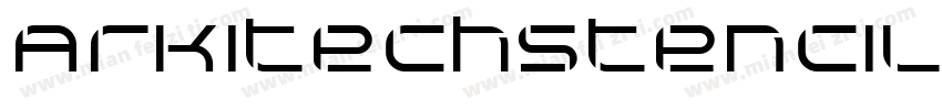 ArkitechStencil-Medi字体转换