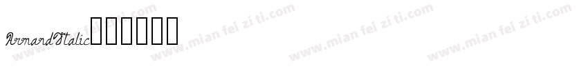ArmandItalic字体转换