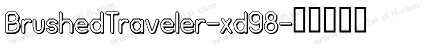 BrushedTraveler-xd98字体转换