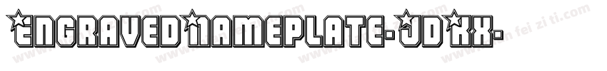 EngravedNameplate-JdKx字体转换