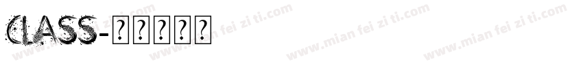 class字体转换