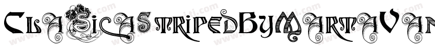 ClasicaStripedByMartaVanEck-GYga字体转换