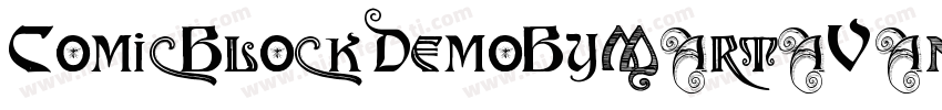 ComicBlockDemoByMartaVanEck-MmYJ字体转换