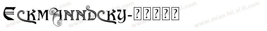 Eckmanndcky字体转换