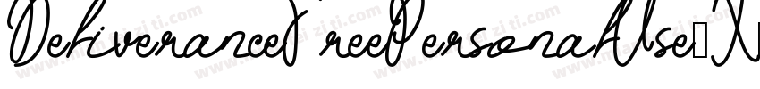 DeliveranceFreePersonalUse-X33Lo字体转换