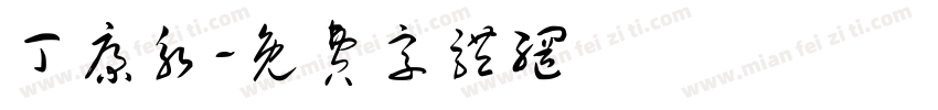 丁康永字体转换