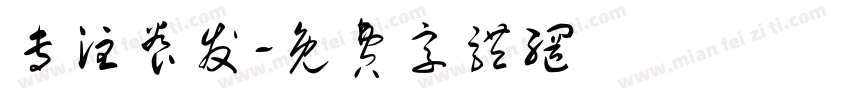 专注养发字体转换