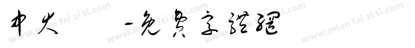 中大會計字体转换