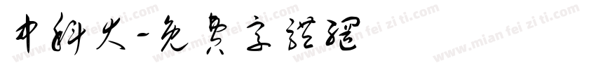 中科大字体转换