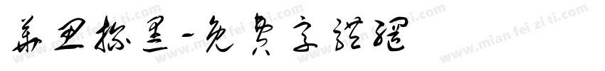 华思探黑字体转换
