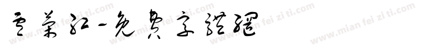卢荣红字体转换